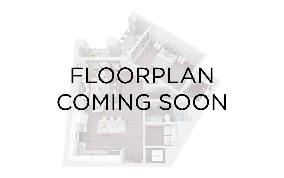 B1 - 2 bedroom floor plan layout with 2 bathrooms and 1011 square feet B1 - 2 bedroom floor plan layout with 2 bathrooms and 1011 square feet